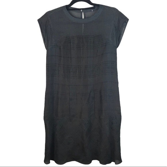 Madewell women’s plaid linen dress size xsmall - Picture 1 of 7